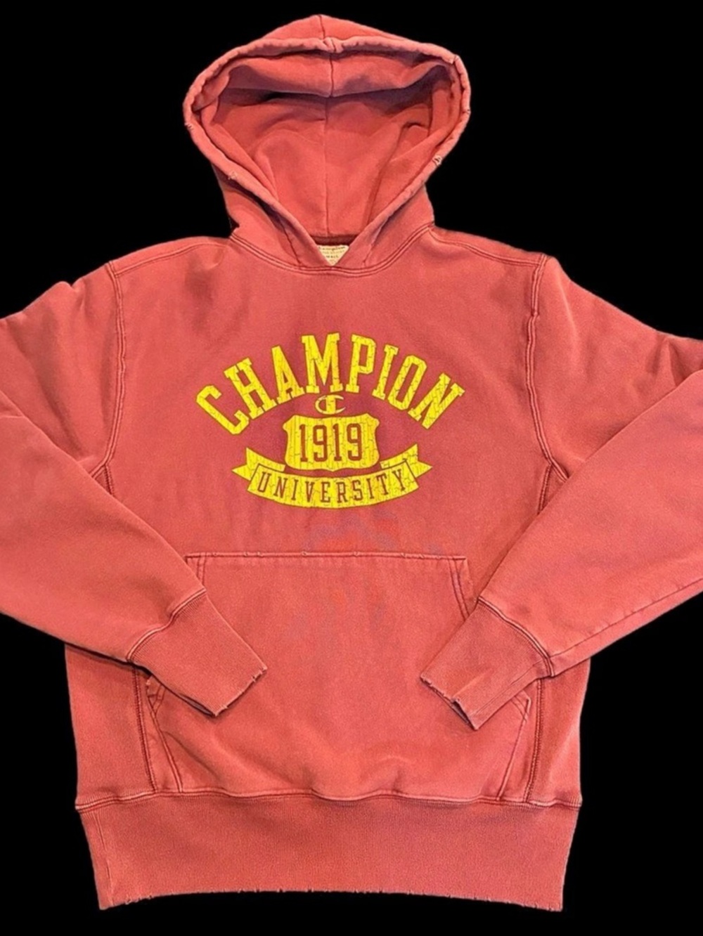 Champion Reverse Weave 1919 University Hoodie Red Small